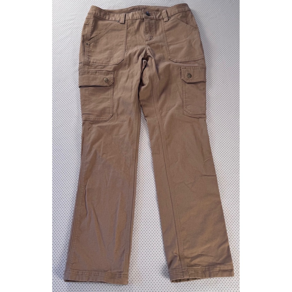 Duluth Trading Co Fire Hose Curvesetter Cargo Pants Brown 4x31 Workwear Canvas